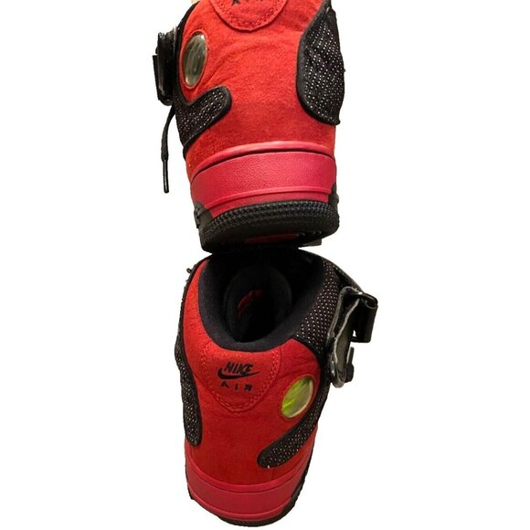Nike Air Jordan Fusion Bred 375472-061 Black Red Size 6.5 Y Slightly used - Picture 5 of 8